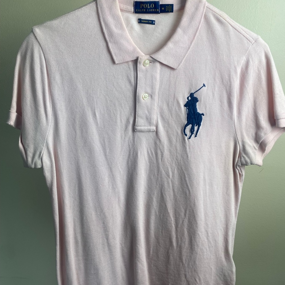 Polo Medium Pink polo shirt